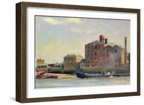 Against the Tide, Rotherhithe, 1992-Trevor Chamberlain-Framed Giclee Print