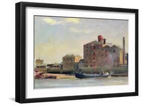 Against the Tide, Rotherhithe, 1992-Trevor Chamberlain-Framed Giclee Print