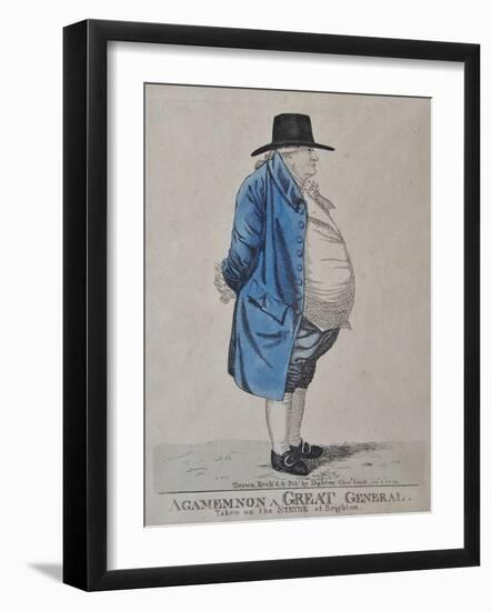 Agamemnon a Great General, General William Dalrymple, 1804-Richard Dighton-Framed Giclee Print