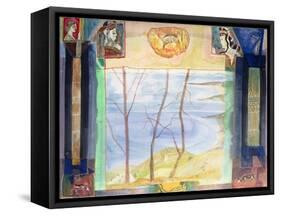 Agamemnon's Country - a Mani Viewpoint from the Greek Experience Series-Michael Chase-Framed Stretched Canvas