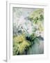 Agapanthus Molucela Arrangement in a Glass Vase-Karen Armitage-Framed Giclee Print