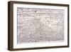 Agas' Map of London, C1561-null-Framed Giclee Print