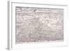 Agas' Map of London, C1561-null-Framed Giclee Print