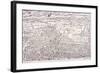 Agas' Map of London, C1561-null-Framed Giclee Print