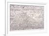 Agas' Map of London, C1561-null-Framed Giclee Print