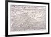 Agas' Map of London, C1561-null-Framed Giclee Print