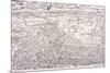 Agas' Map of London, C1561-null-Mounted Giclee Print