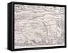 Agas' Map of London, C1561-null-Framed Stretched Canvas