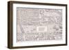 Agas' Map of London, C1561-null-Framed Giclee Print