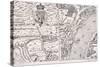 Agas' Map of London, C1561-null-Stretched Canvas
