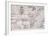 Agas' Map of London, C1561-null-Framed Giclee Print