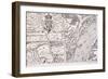 Agas' Map of London, C1561-null-Framed Giclee Print
