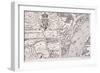 Agas' Map of London, C1561-null-Framed Giclee Print