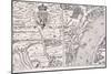 Agas' Map of London, C1561-null-Mounted Giclee Print