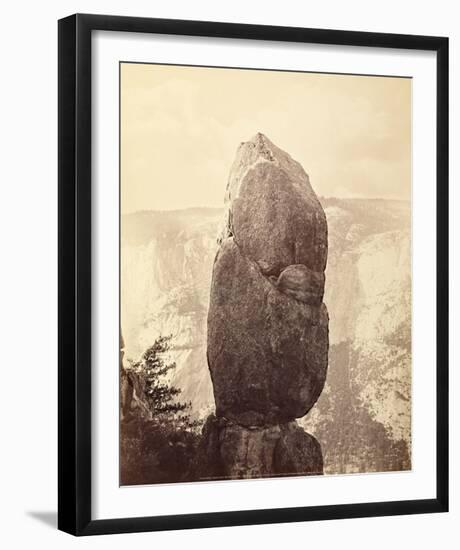 Agassiz Column, Near Union Point, 1866 - 1872.-Carleton Watkins-Framed Art Print