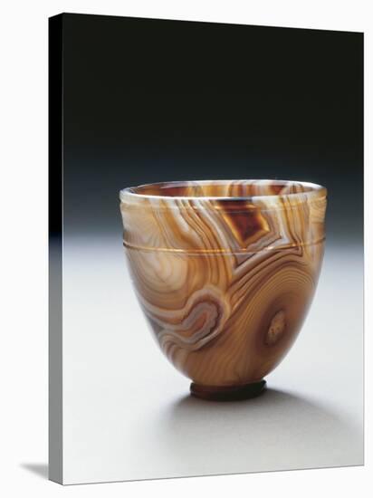 Agate Bowl, Used as Container for Ointments and Lotions, from Ercolano-null-Stretched Canvas