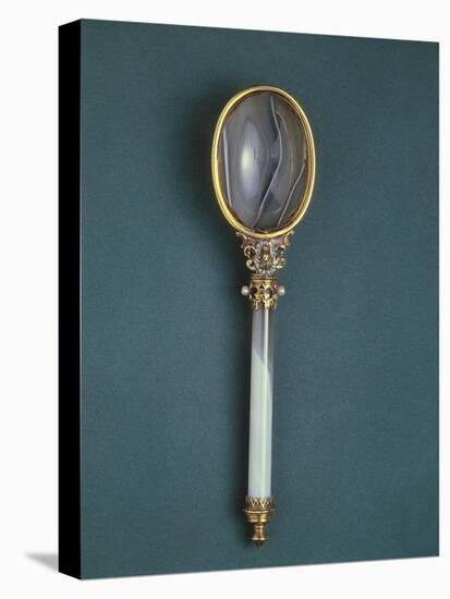 Agate, Enamel and Gold Spoon-null-Stretched Canvas