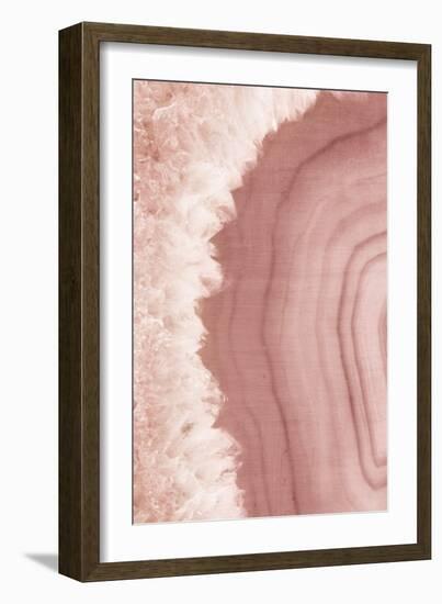 Agate Geode I Blush-Wild Apple Portfolio-Framed Art Print