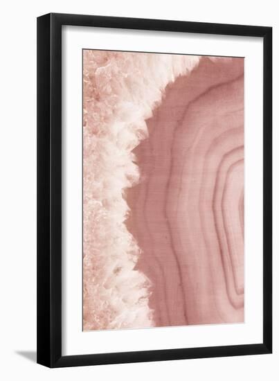 Agate Geode I Blush-Wild Apple Portfolio-Framed Art Print