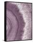 Agate Geode II Plum-Wild Apple Portfolio-Framed Stretched Canvas