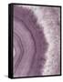 Agate Geode II Plum-Wild Apple Portfolio-Framed Stretched Canvas