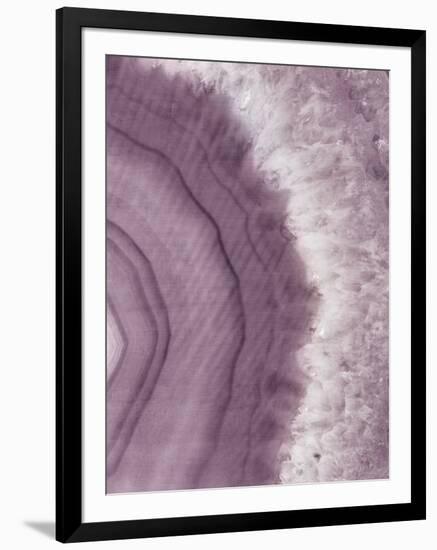 Agate Geode II Plum-Wild Apple Portfolio-Framed Art Print