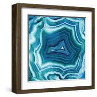 Agate in Aqua-Danielle Carson-Framed Giclee Print