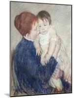 Agatha and Her Child, 1891-Mary Cassatt-Mounted Giclee Print