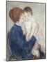 Agatha and Her Child, 1891-Mary Cassatt-Mounted Premium Giclee Print