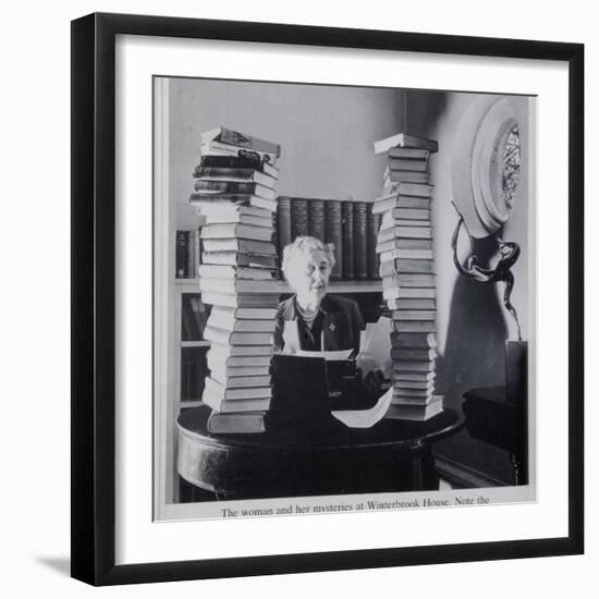 Agatha Christie, the Woman and Her Mysteries at Winterbrook House-English Photographer-Framed Premium Giclee Print