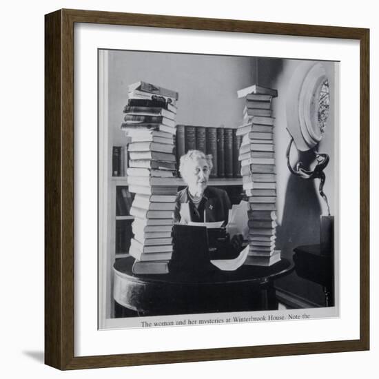 Agatha Christie, the Woman and Her Mysteries at Winterbrook House-English Photographer-Framed Giclee Print