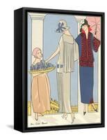 AGB Fashion Illustration-null-Framed Stretched Canvas