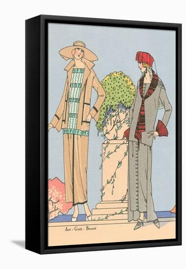 AGB Fashion Illustration-null-Framed Stretched Canvas