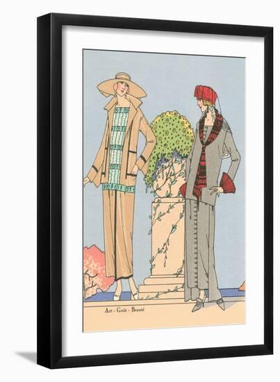 AGB Fashion Illustration-null-Framed Art Print