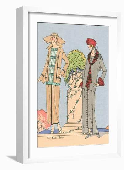 AGB Fashion Illustration-null-Framed Art Print