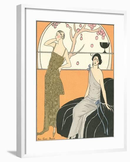 AGB Fashion Illustration-null-Framed Art Print