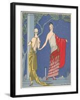 AGB French Fashion Illustration-null-Framed Art Print