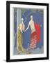 AGB French Fashion Illustration-null-Framed Art Print