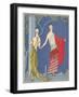 AGB French Fashion Illustration-null-Framed Art Print