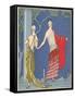 AGB French Fashion Illustration-null-Framed Stretched Canvas