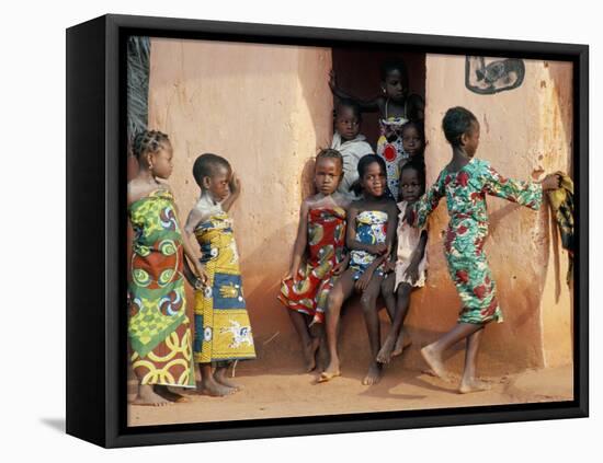Agboli-Agbo Dedjlani, Abomey, Benin (Dahomey), Africa-Bruno Barbier-Framed Stretched Canvas