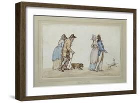 Age and Youth-Thomas Rowlandson-Framed Giclee Print