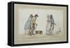 Age and Youth-Thomas Rowlandson-Framed Stretched Canvas