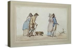 Age and Youth-Thomas Rowlandson-Stretched Canvas