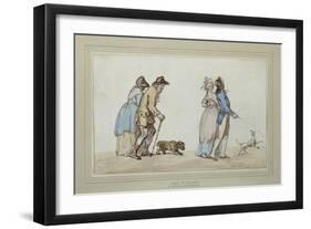 Age and Youth-Thomas Rowlandson-Framed Giclee Print