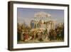 Age of Augustus, the Birth of Christ, by Jean-Leon Gerome, French painting,-Jean-Leon Gerome-Framed Art Print