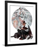 "Age of Romance", November 10,1923-Norman Rockwell-Framed Giclee Print