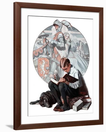 "Age of Romance", November 10,1923-Norman Rockwell-Framed Giclee Print