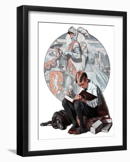 "Age of Romance", November 10,1923-Norman Rockwell-Framed Giclee Print