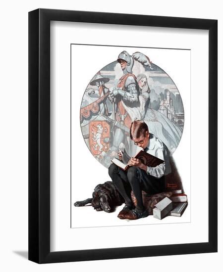 "Age of Romance", November 10,1923-Norman Rockwell-Framed Giclee Print